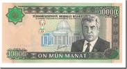 Turkmenistan 10,000 Manat Geldschein, Turkmanistan, KM:15, UNZ -
