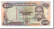 Sambia 500 Kwacha Geldschein, Undated, KM:35a, UNZ -