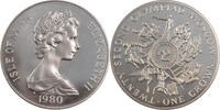 Isle of Man Crown 1980 Summer Olympics - Moscow Elizabeth II