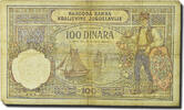 Jugoslawien 100 Dinara Geldschein, 1929-12-01, KM:27A, S -