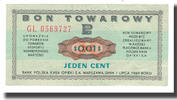 Polen 1 Cent Geldschein, 1973-07-01, KM:FX47, VZ -