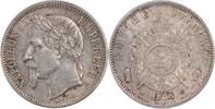 Frankreich Franc Münze, Napoleon III, Napoléon III, Strasbourg, SS+ -