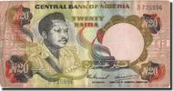 Nigeria 20 Naira Geldschein, undated (1977-84), Undated, KM:18c, S -