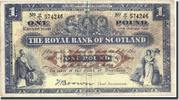Scotland 1 Pound Geldschein, 1948-10-11, KM:322b, S+ -