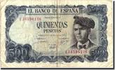 Spanien 500 Pesetas Geldschein, 1971-07-23, KM:153a, S+ -