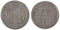 Deutsch Staaten 1/24 Thaler, Groschen Münze, SAXONY-ALBERTINE, SS -
