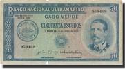 Cape Verde 50 Escudos Geldschein, 1972-04-04, KM:53a, S -