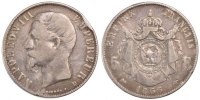 Frankreich 5 Francs Münze, Napoleon III, Napoléon III, Lyon, S -