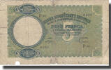 Albania 5 Franga Geldschein, Undated (1939), KM:6a, SGE+ -