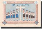 Frankreich 10 Francs Secours National, SS -