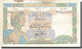 Frankreich 500 Francs 500 F 1940-1944 ''La Paix'', 1940-10-31, SS -