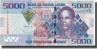 Sierra Leone 5000 Leones Geldschein, 2010-04-27, KM:32, UNZ -