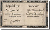 Frankreich 125 Livres 1793-09-28, S+, KM:A74 -