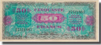 Frankreich 50 Francs 1945 Verso France, 1945, SS, Fayette:19.1, KM:117a -
