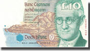 Ireland 10 Pounds Geldschein, Ireland - Republic, Undated (1993-99), KM:76b, VZ+ -
