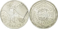 Frankreich 10 Euro Ile de France, UNZ, Silber, KM:1657 -