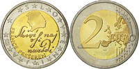 Slowenien 2 Euro UNZ, Bi-Metallic, KM:75 -
