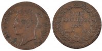 Monaco 5 Centimes, Cinq MONACO, KM #95.2, Cast Brass, 8.39