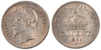 Frankreich 50 Centimes Münze, Napoleon III, Napoléon III, Strasbourg -