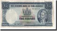 Neuseeland 5 Pounds Geldschein, Undated 1940-1967, KM:160d, SS -