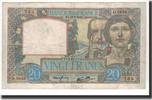 Frankreich 20 Francs 1941-9-18, SS, Fayette:12.18, KM:92b -