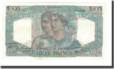 Frankreich 1000 Francs 1946-10-03, VZ, Fayette:41.17, KM:130a -