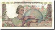 Frankreich 10,000 Francs 1951-03-01, SS+, Fayette:50.48, KM:132c -