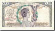 Frankreich 5000 Francs 1939-01-19, VZ, Fayette:46.2, KM:97b -