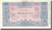 Frankreich 1000 Francs 1916-09-20, SS+, Fayette:36.30, KM:67g -