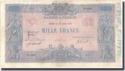 Frankreich 1000 Francs 1917-07-21, SS, Fayette:36.31, KM:67g -