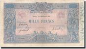 Frankreich 1000 Francs 1919. 11. 04, S+, Fayette:36.34, KM:67h -