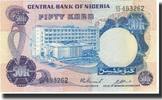 Nigeria 50 Kobo Geldschein, Undated (1973-78), KM:14c, UNZ- -