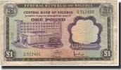Nigeria 1 Pound Geldschein, KM:12a, S -