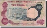 Nigeria 10 Naira Geldschein, Undated (1973-78), KM:17b, S -
