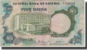 Nigeria 5 Naira Geldschein, Undated (1973-78), KM:16c, S -