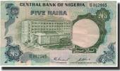Nigeria 5 Naira Geldschein, Undated (1973-78), KM:16c, S+ -