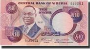 Nigeria 10 Naira Geldschein, Undated (1979-84), KM:21a, SS -