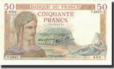 Frankreich 50 Francs 50 F 1934-1940 ''Cérès'', 1938-10-27, UNZ- -