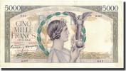 Frankreich 5000 Francs 5 000 F 1934-1944 ''Victoire'', 1939-10-12, VZ -