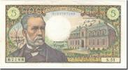 Frankreich 5 Francs 5 F 1966-1970 ''Pasteur'', 1967-05-05, VZ, Fayette:61.5 -