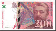 Frankreich 200 Francs 200 F 1995-1999 ''Eiffel'', UNZ, Fayette:75.3a -