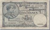 Belgien 5 Francs Geldschein, 1938-04-26, KM:108x, SGE -