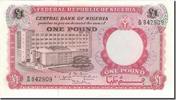 Nigeria 1 Pound Geldschein, KM:8, UNZ- -