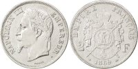 Frankreich 2 Francs Münze, Napoleon III, Napoléon III, Paris, SS -