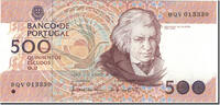 Portugal 500 Escudos Geldschein, 1989-10-04, KM:180c, UNZ -