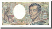 Frankreich 200 Francs Montesquieu, SS+, Fayette:70.2.1, KM:155f -