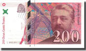 Frankreich 200 Francs Eiffel, VZ, Fayette:f 75.1, KM:159a -