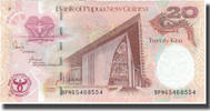 Papua New Guinea 20 Kina Geldschein, KM:36a, VZ -