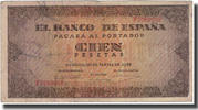Spanien 100 Pesetas Geldschein, 1938-05-20, KM:113a, S+ -