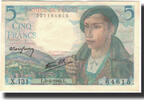Frankreich 5 Francs Berger, 1945-04-05, VZ, Fayette:5.6, KM:98a -